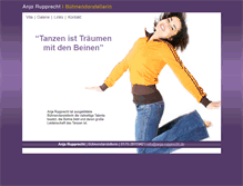 Tablet Screenshot of anja-rupprecht.de